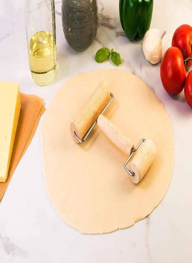 KUNYA Portable 2 Sided Hand Dough Rolling Pin for Chapatti, Pastry, Pasta, Bakery, Pizza Home Kitchen Use, Brown Colour 1 Pcs - Image 5